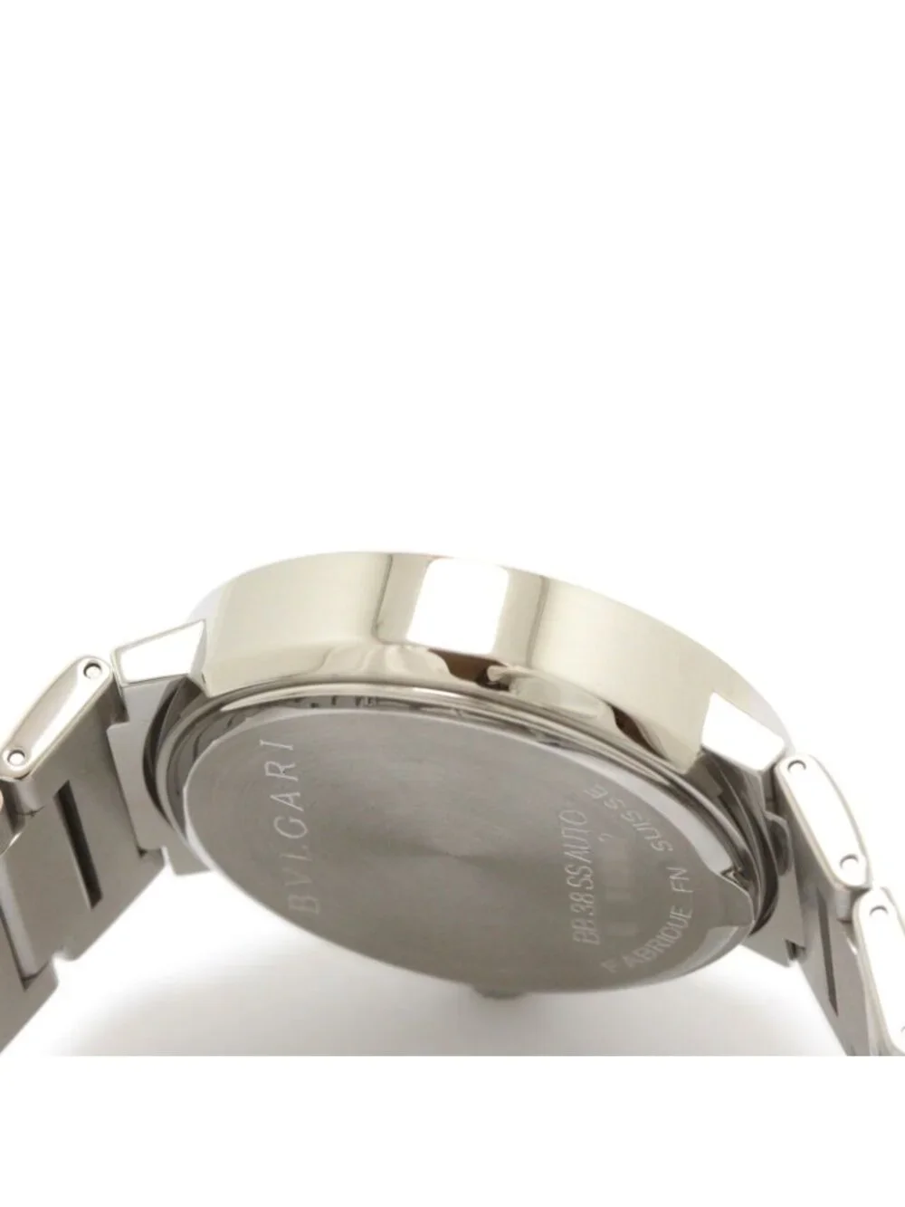 Bvlgari Watch SS Stainless Steel Black Dial Automatic
